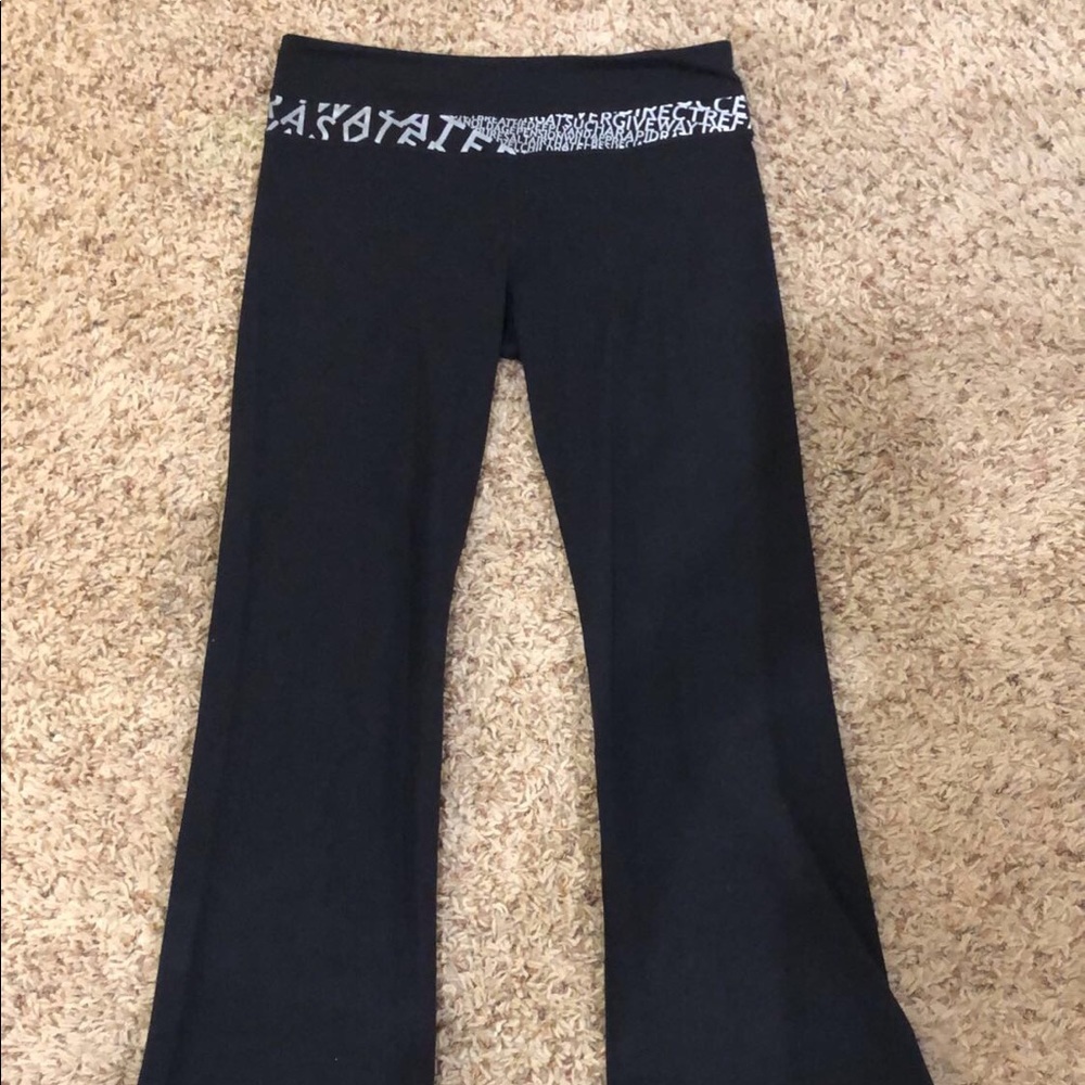 reversible lululemon bootcut leggings